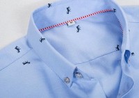 SKPR001 custom printed shirt style custom made leisure printed shirt style printed shirt design short sleeve printed shirt printed shirt shop detail view-1